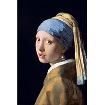 History Galore 16"x24" Gallery Poster, Vermeer, Girl with a Pearl Earring (1665), considered a Vermeer masterpiece, Mauritshuis in Den Haag, Johannes Vermeer