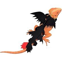 Lizard Costume for Bearded Dragon Geckos Night Dragon Reptile Apparel Accessories Photo Party (L)