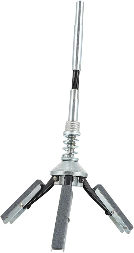 Hone Car Engine Brake Cylinder 1-1/8 Inch (19-64 mm) Cylinder Honer Brake Cylinder Honing Tool with Three Jaws Tension Spring Tool for Engine Cleaning and Polishing Small Car Tractor Truck