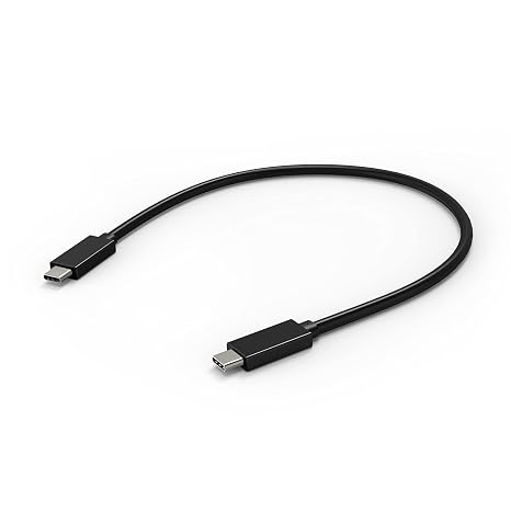 CBUS (10-inch Short USB 3.2 Gen 2 USB-C to USB-C 100W Power Delivery Cable | Compatible with Thunderbolt, PD Docking Stations, SSD Drives, MacBook Pro, Air, Dell XPS 13/15, Lenovo Yoga, ThinkPad