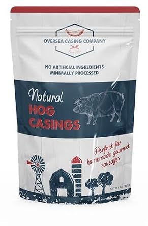 Natural Hog Casings for Sausage 32-38mm - Edible Casing for Sausage Making