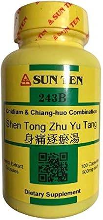 Sun Ten - Shen Tong Zhu Yu Tang (Cnidium and Chiang-huo Combination), 100 Capsules, 243B/ ...
