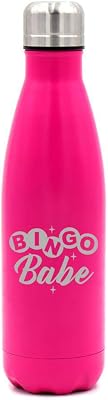 MIP Brand 17 oz. Double Wall Vacuum Insulated Stainless Steel Water Bottle Travel Mug Cup Bingo Babe