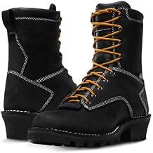 Danner Logger Boots for Men - Waterproof, Oiled Nubuck Leather on a Lightweight Platform with Vibram 360 Traction Outsole with 90-Degree Heel