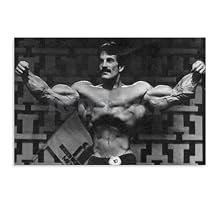 ETOMEY Bodybuilder Mike Mentzer Poster Gym Poster (8) Canvas Poster Wall Art Decor Print Picture Paintings for Living Room Bedroom Decoration Unframe-style 36x24inch(90x60cm)