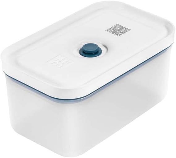 Zwilling Fresh & Save Vakumlu Saklama Kabı, M, Plastik, Yari Şeffaf-Akdeniz Mavisi