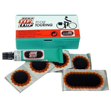 Rema Large Bicycle Repair Kit, Clear, Water Resistant, Cold Vulcanizing - Quick Set, 8 Hour Full Cure, Rubber, Butyl Compatible, Low-to-Medium Viscosity, 1 Count