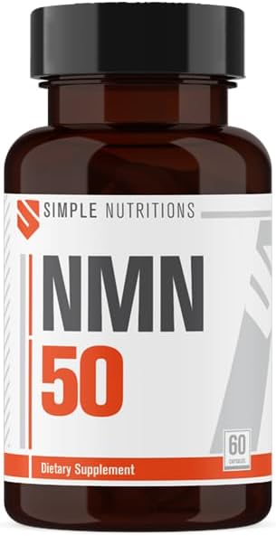 Simple Nutritions NMN 50 mg 60 Kapsül I Beta-Nikotinamid Mononükleotid İçeren Takviye Edici Gıda I Tek Aktif Bileşen Odaklı Formül I 60 Servis