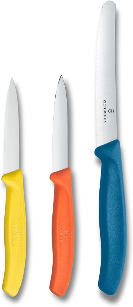 Victorinox Swiss Classic Paring Knife Set, 3 Pieces, Stainless Steel