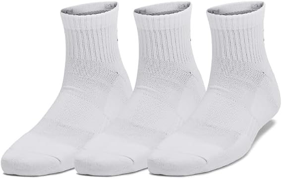 Under Armour Unisex-Child Youth Training Cotton Quarter Socks 3 Pack