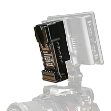 Portkeys BD3 Double-Sided NP-F to V-Mount Dummy Battery Power Adapter Module Vertical and Cross Mounted, for transferring NPF Power Mount to V-Mount Battery Mount