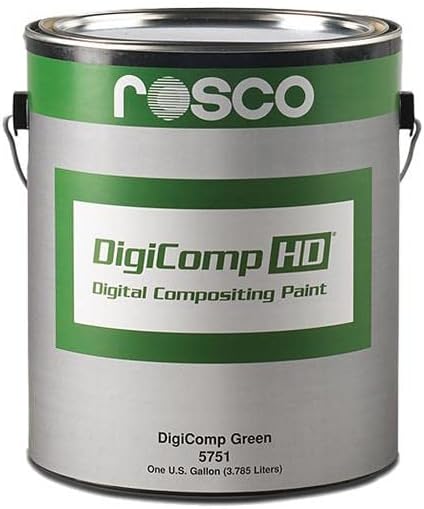 Rosco DigiComp HD Digital Compositing Paint, Ultra-Flat, 5 Gallons, Green