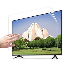 XRRX TV Screen Protector Filter - Anti Blue Light Radiation Protection Myopia Eye Protection Film 50/55/60/65/75 Inch Protect TV Screen, Relieve Eye Strain Protection Eyes / 50in 1095x616mm