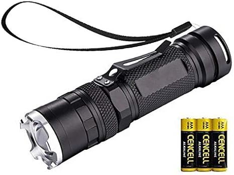 NAVIGATOR 1147 Portable Ultra Bright Handheld LED Flashlight with Adjustable Focus and 4 Light Modes, Outdoor Water Resistant Torch, Battery Included