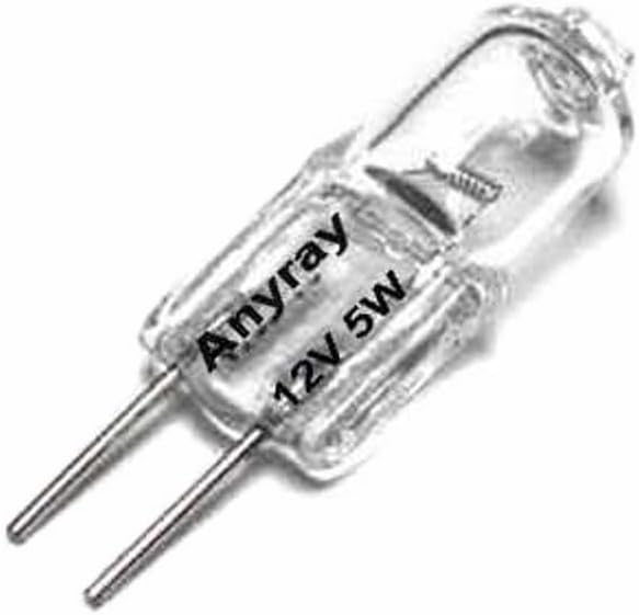 Anyray 5-Pack Compatible Bulbs for Microwave Kitchenaid Oven 4452164 5 Watts 12-Volts