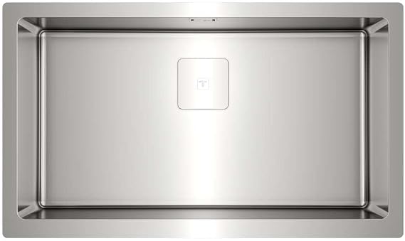 Teka | 80 cm Built-in Sink with Stainless Steel Bucket with SilentSmart | American PRO 80 M-XP 1B |Stainless Steel | 79 x 46.7 x 20 cm
