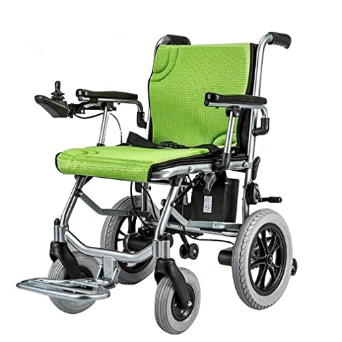Electric wheelchairs for Adults - Ultra Portable Folding Power Wheelchair - Weights Only 35 lbsIncluding 10A Lithium Battery - 18 Seat Width
