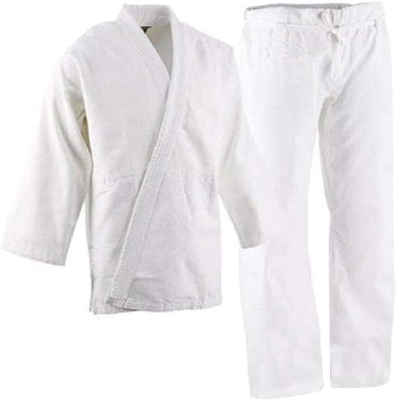 TMA Professional Kimono - Heavyweight Karate Canvas Uniform - 100% Advanced Cotton Karate Gi 12 oz Adult and Kids White