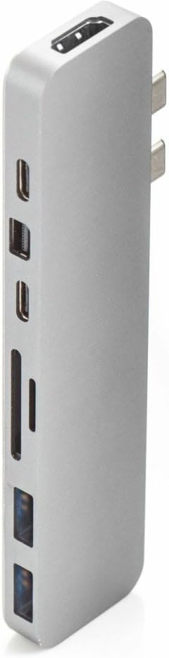 Sanho HyperDrive PRO 8-in-2 Hub for USB-C MacBook Pro - Silver