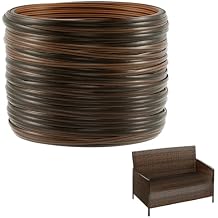 Biggun 230ft Wicker Repair Kit - Rattan Patio Chair Sofas Repair Supplies for Outdoor Lawn Furniture, Premium New Materials Basket Weaving Webbing Replacement Parts