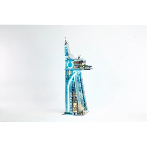 Brick Loot LED Light Kit for Avengers Tower 76269 Lighting Set Compatible with Lego Marvel Building Set Cool Lights for Display, Collector Gift, Superhero Fans, Adults & Kids