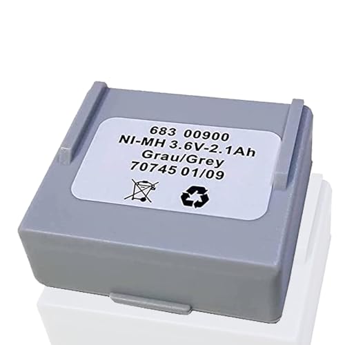 [1 Pack] 3.6V 68300900 Rechargeable Battery for HETRONIC 68300900 Battery for Crane Remote Control, 2100mAh