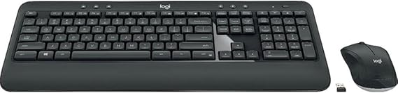 Logitech MK540 Advanced Wireless Keyboard and Mouse Set 2.4 GHz, Black (920-008671)