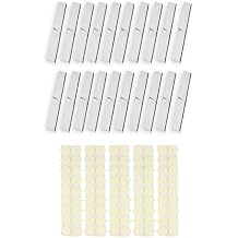 10x Metal Candle Wick Centering Device and 100x Candle Wick Stickers - Candle Wick Stickers for Candle Making - Candle Wick Holders Centering Device - Candle Making Supplies