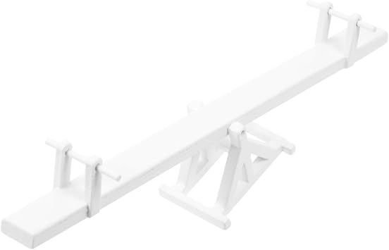Miniature Seesaw Model White Mini House Decor Micro Scene Ornament for Dollhouse Bedroom Desktop Handmade Accessories