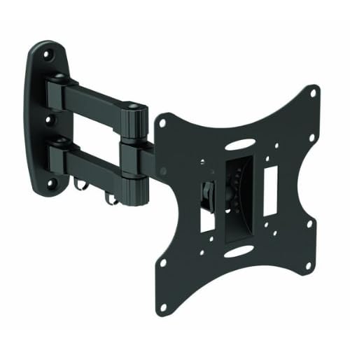 Black Full-Motion TiltSwivel Wall Mount Bracket for Samsung UN32EH4003F 32 inch LED HDTV TVTelevision - ArticulatingTiltingSwiveling