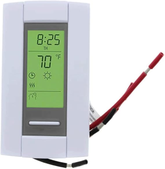 Honeywell TH115-AF-GA/U Radiant Heating 120/240V Programmable Thermostat with Floor Sensor and GFCI | For Home with Floor Temperature Sensor & Built-in GFCI for Radiant Floor Heating System Applications - 120-240V Heat Cable