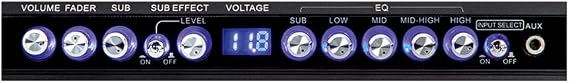 Soundstream MPQ-5V Equalizer 5-Band Parametric Equalizer with Voltage