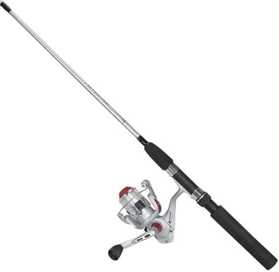 Okuma B-S-802-40 Boundary Medium-Heavy Spinning Combo, 8-Foot Length, Black and Silver Finish