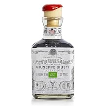 Giusti Organic Balsamic Vinegar of Modena IGP 1 Silver Medal Italian Gourmet Aceto Balsamico di Modena, Rich Flavor for Salads, Marinades, Cheese, Made in Italy 8.45 fl oz (250 ml) - Pack of 1