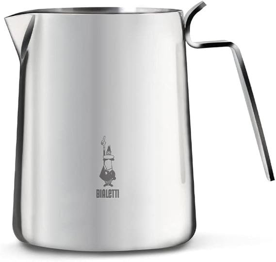 Bialetti 1807 Milk Jug "Bricco" 50Cl, Stainless Steel, Silver, 30 x 20 x 15 cm