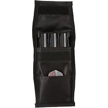 Casemaster Single Black Dart Case with Solid Plastic Insert and Flexible, Tough Nylon Covering, Holds 3 Steel Tip and Soft Tip Darts, Hard Shell Keeps Flights in Perfect Shape