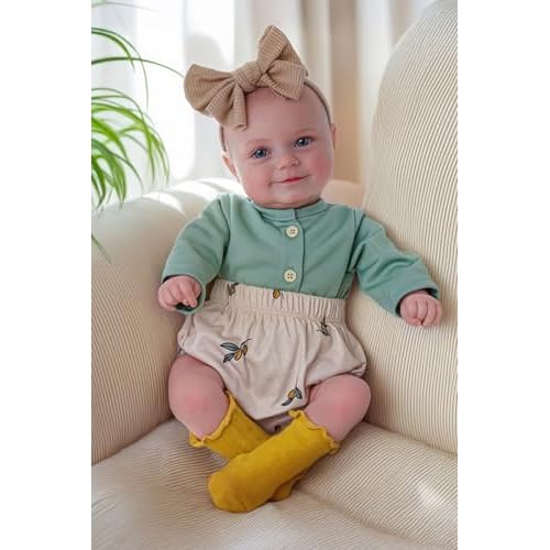 BABESIDE Reborn Baby Dolls, 20Inch Cute Soft Vinyl Realistic-Newborn Baby Doll Poseable Real Life Lifelike Baby Dolls wDoll Accessories for 3 Year Old Girls