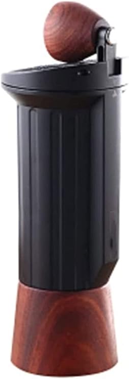 Manual Coffee Grinder Quiet Hand Crank Coffee Grinding Mill Portable Ddetachable Stainless Steel + Ceramic Grinder Mill Machine for Drip Coffee Espresso French Press Black