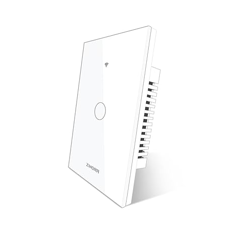 Matter Smart Light Switch, WiFi Touch Wall Switch, Neutral Required, White