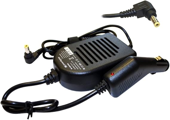 Power4Laptops DC Adapter Car Charger Compatible With Packard Bell 102444