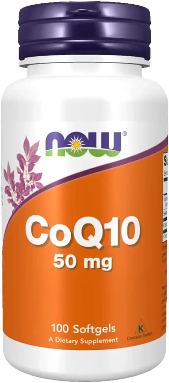 NOW Foods CoQ10 (50mg) w/Selenium and Vitamin E 100 sgels