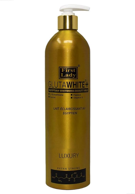 Gold Egyptian Brightening Body Lotion 500ml – With L-Glutathione, Niacinamide, Papaya, Goat Milk & Vitamin E – Moisturising Lotion for Even-Looking Skin Tone