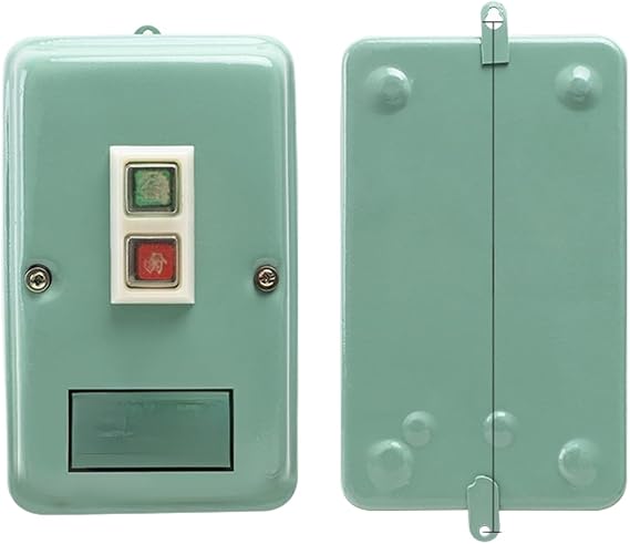 Thermal Overload Protected Electromagnetic Starter QZ610-10RF 20A 380V 10KA for Three-Phase Motor Direct Start Applications (5.5-7.5KW)