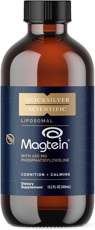 Quicksilver Scientific Liposomal Magtein, Stress, Gluten-Free, 30 Servings