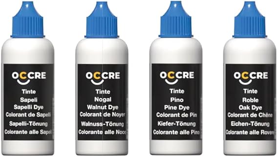 Occre Water-Based Stain Pack, 50 ml Bottles