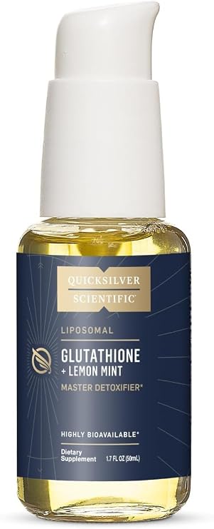 Quicksilver Scientific Liposomal Glutathione, Lemon Mint, 1.7 fl oz