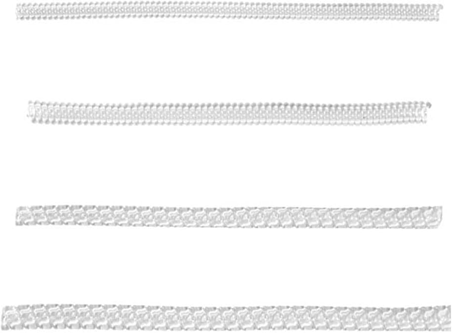 2Pcs Invisible Size Adjuster Transparent Spiral-Ring Spacer Silicone Guards Clip Jewelry Tightener Spiral-Ring Size Adjuster
