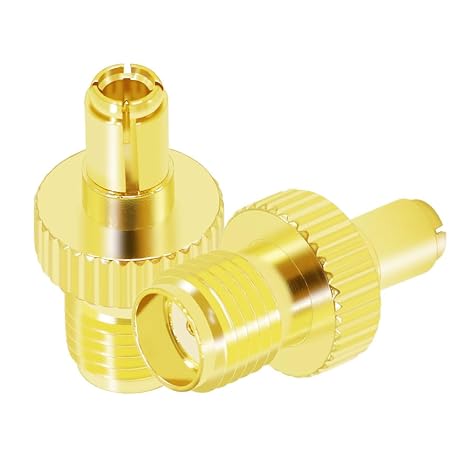 CNARIO SMA TS9 Coax Adapter SMA Female to TS9 Male Coaxial Connector