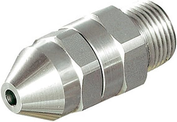 SSIMOO High Pressure Solid Cone Nozzle,Narrow Angle Nozzle,Narrow Spray Angle - Full Cone 30 Degree,1/8 Male Thread 3 Bar Removable Cap Kindly