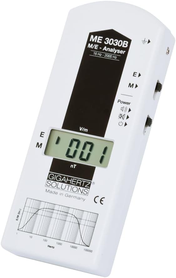 GIGAHERTZ SOLUTIONS ME3030B Low Frequency Gauss Meter EMF Detector (16Hz - 2KHz)